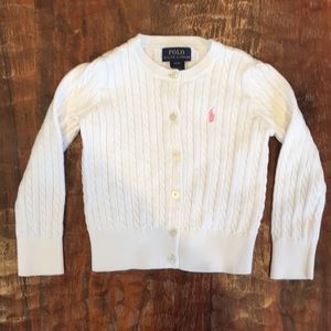 Polo by Ralph Lauren Mini-Cable Cotton Cardigan